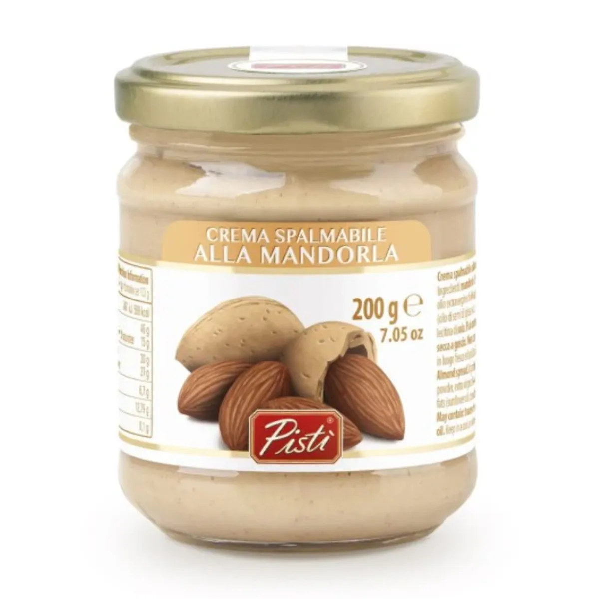 PISTI - Mantequilla de Almendras 200 G Pisti