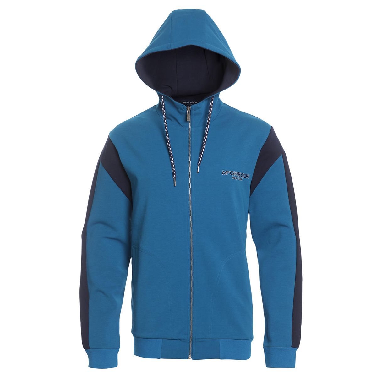 MCGREGOR - POLERON CON CAPUCHA FULL ZIPPER