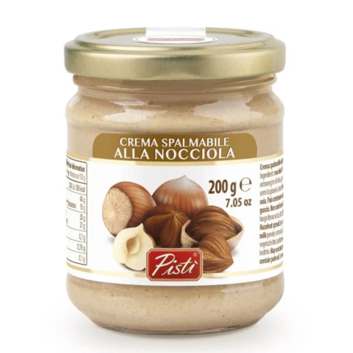 PISTI - Mantequilla de Avellanas 200 G Pisti