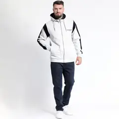 MCGREGOR - POLERON CON CAPUCHA FULL ZIPPER