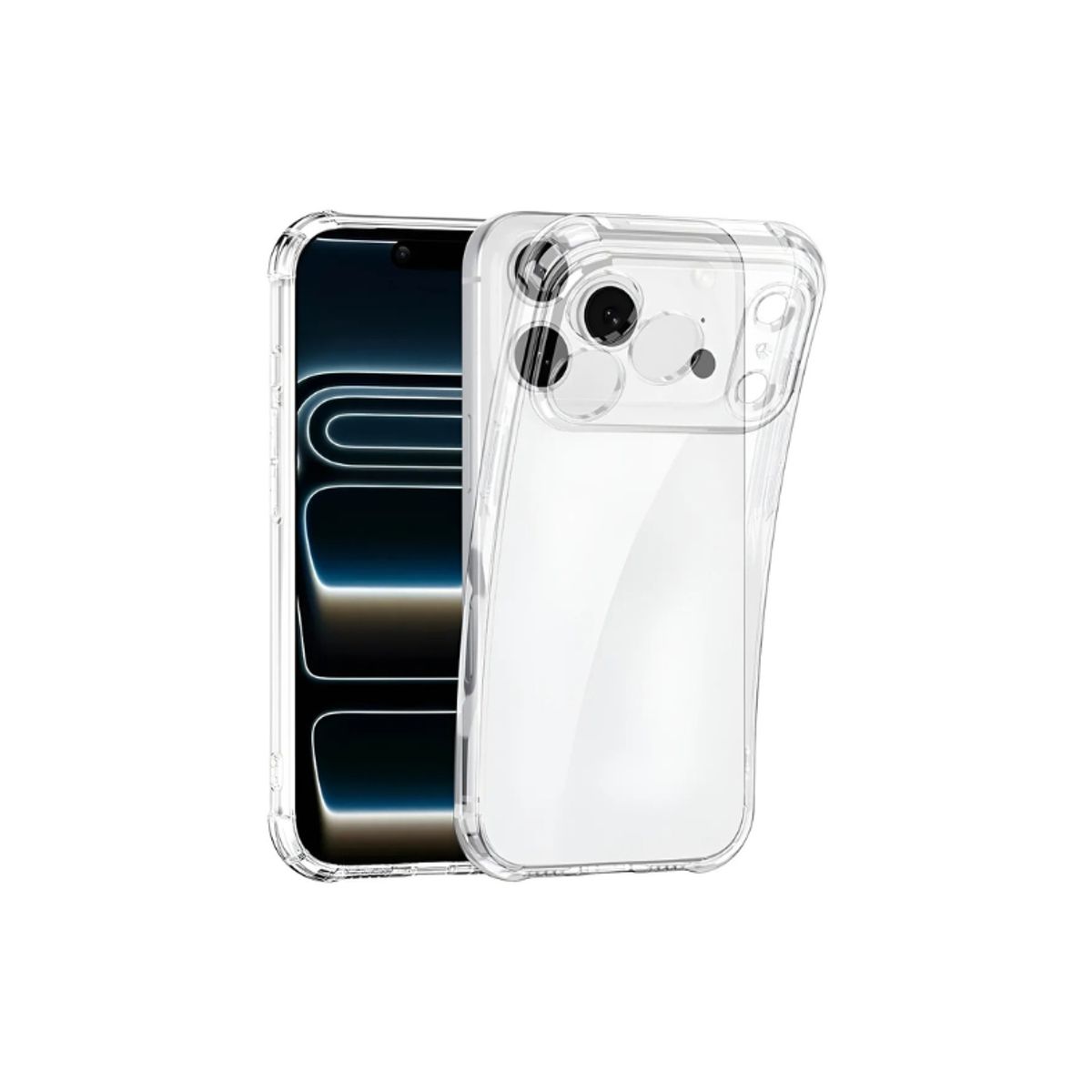 GENERICO - Carcasa Anti Golpes Transparente Para iPhone 17 Pro Max