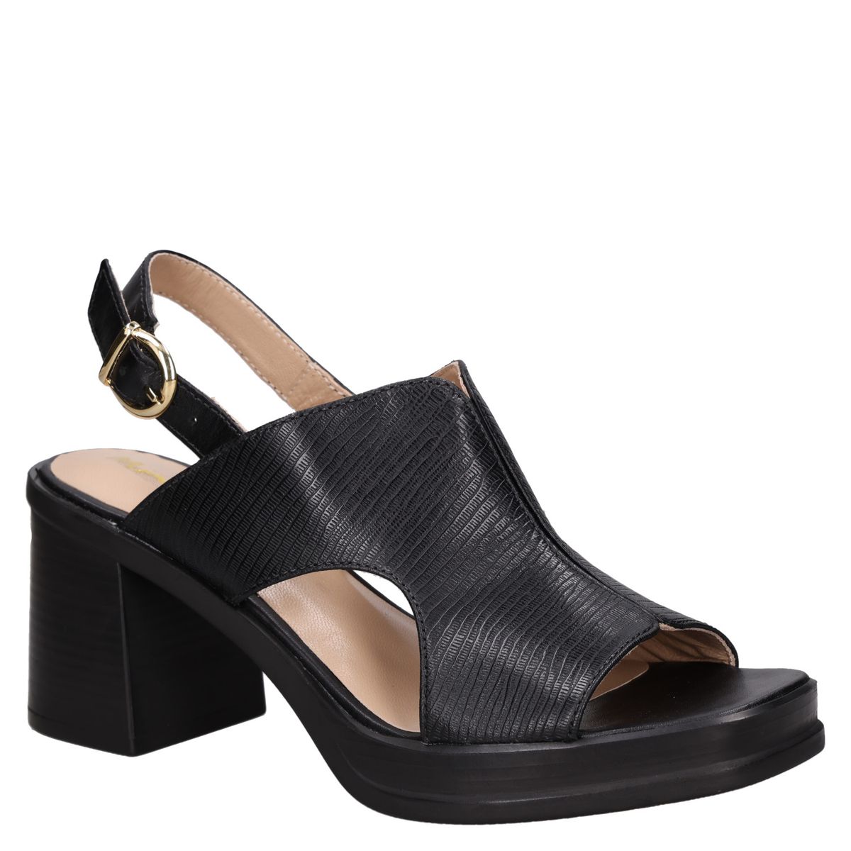 MINGO - Sandalia Mujer Casual Negro