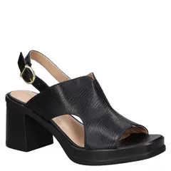 MINGO - Sandalia Mujer Casual Negro