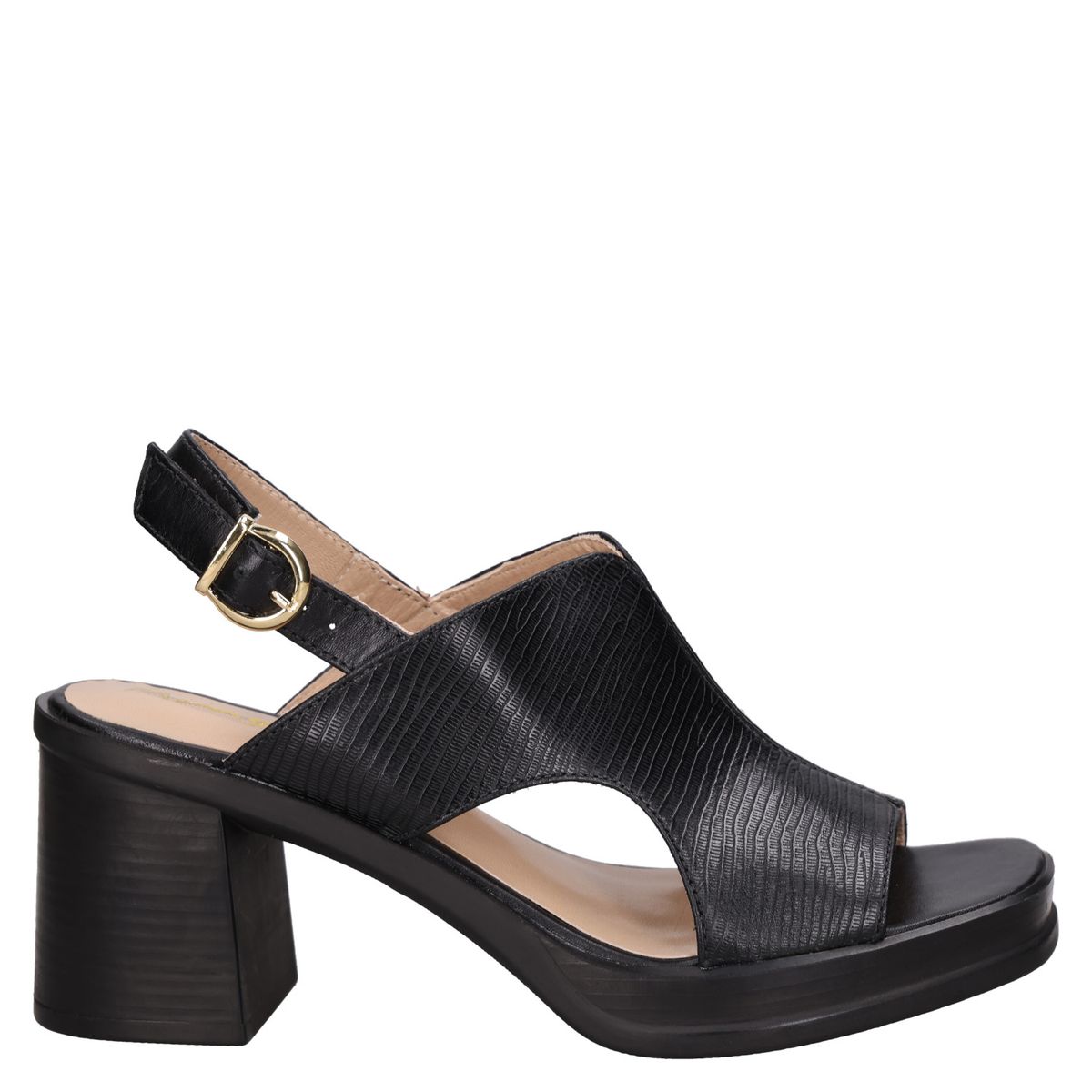 MINGO - Sandalia Mujer Casual Negro