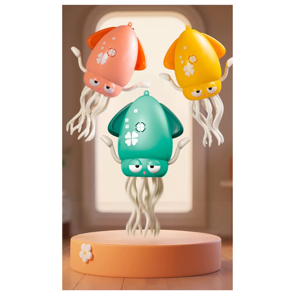 GENERICO - CALAMAR ESTIMULADOR CON SENSOR MUSICAL USB VERDE