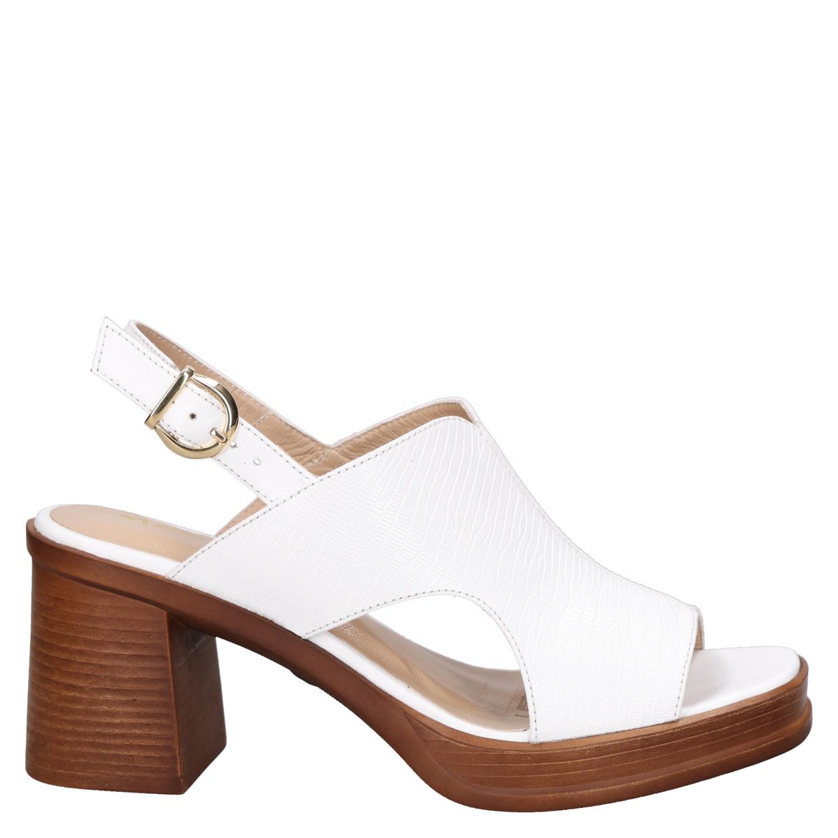 MINGO - Sandalia Mujer Casual Blanco