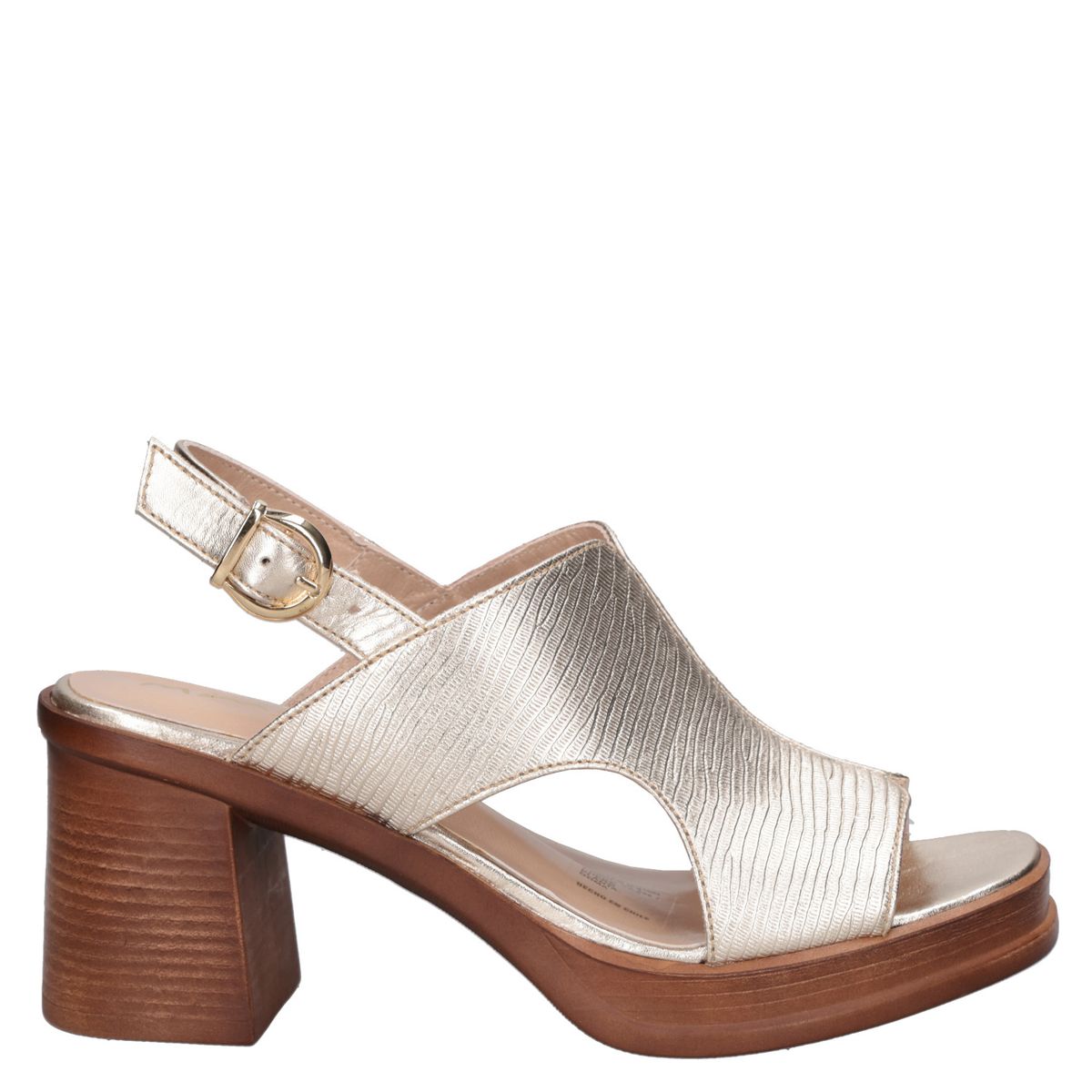 MINGO - Sandalia Mujer Casual Dorado