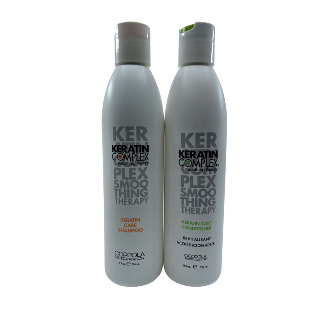 KERATIN COMPLEX - Keratin Complex Shampoo y Acondicionador Keratin Care 236 ml cada uno
