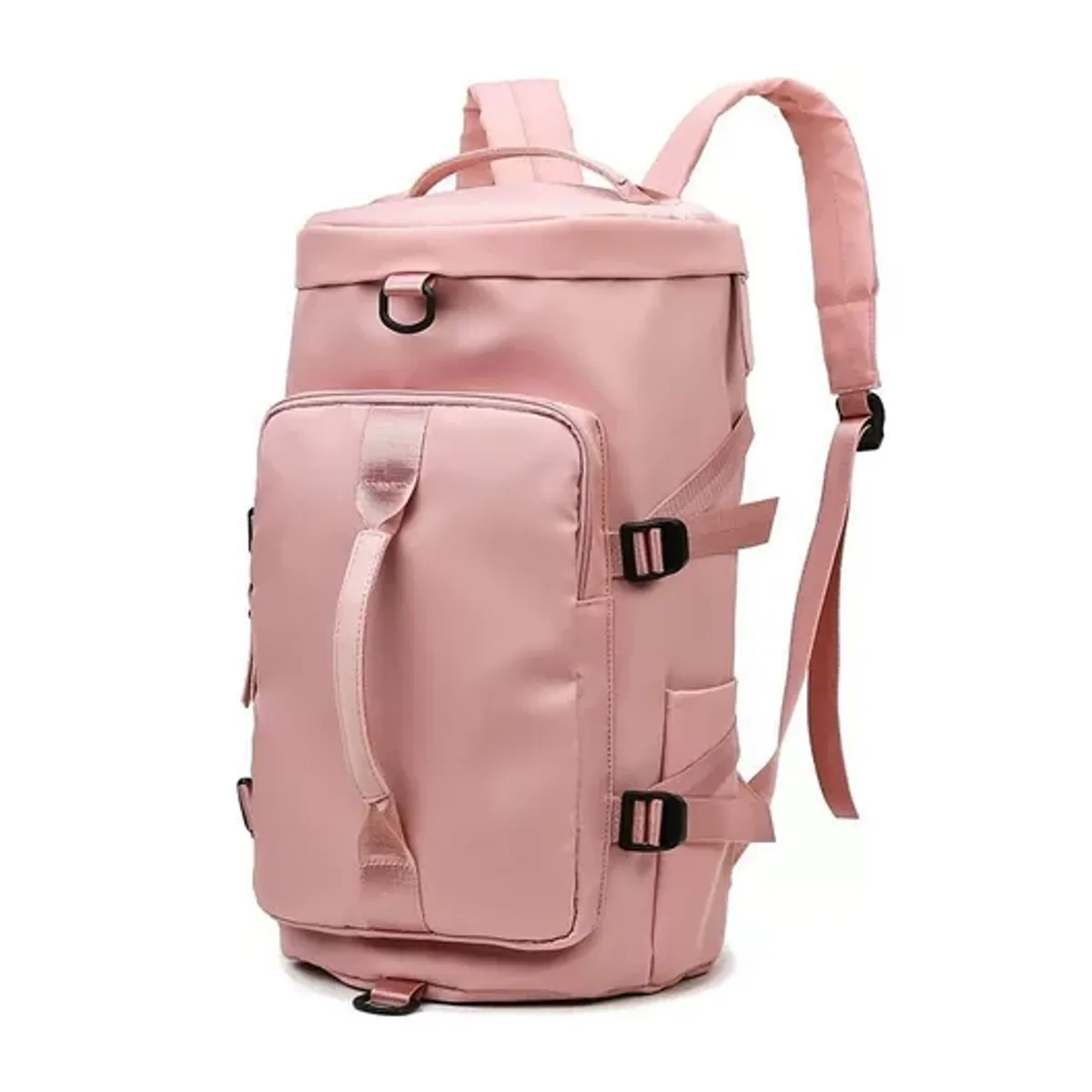 GENERICO - Bolso viaje impermeable mochila multiusos hombro gimnasio color rosado