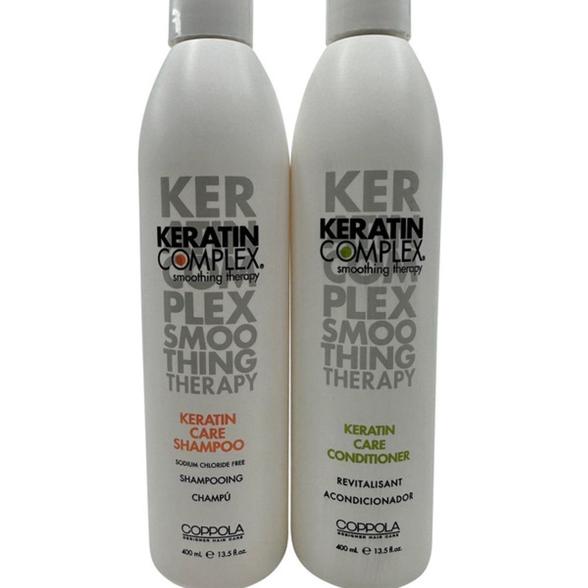 KERATIN COMPLEX - Keratin Complex Coppola Set de Shampoo y Acondicionador 400 ml