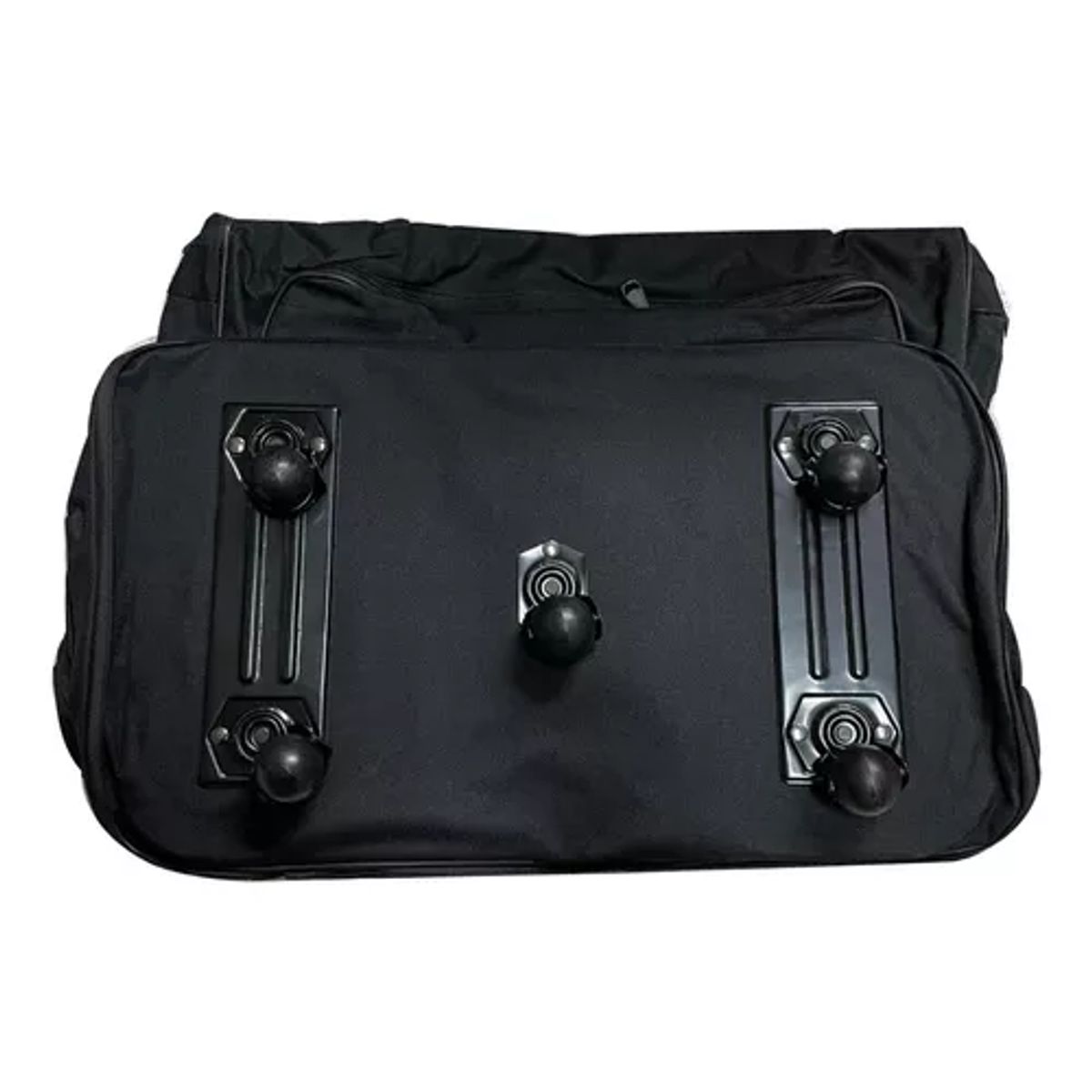 GENERICO - Bolso con 5 ruedas talla ajustable con cremallera color negro
