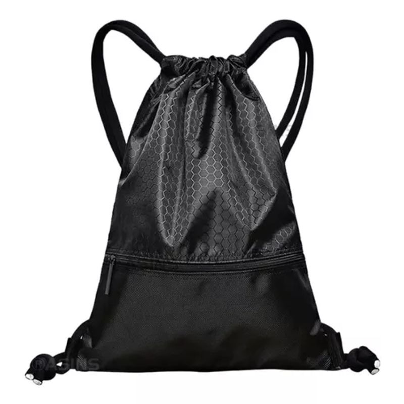 GENERICO - Bolso tipo morral deportivo a prueba de agua con cierre negro