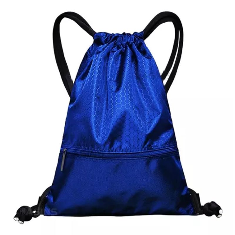 GENERICO - Bolso tipo morral deportivo a prueba de agua con cierre azul