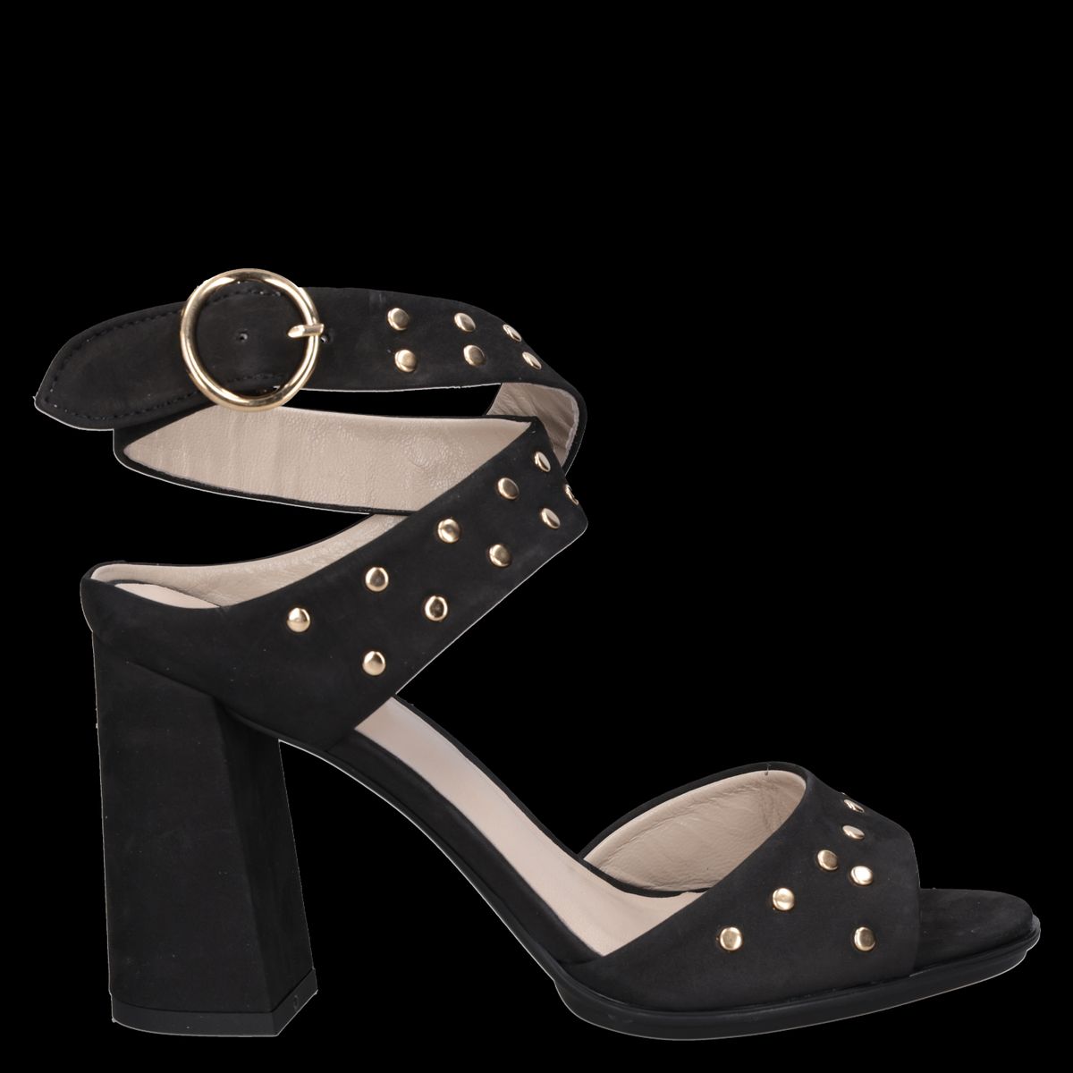 MINGO - Sandalia Mujer Casual Negro