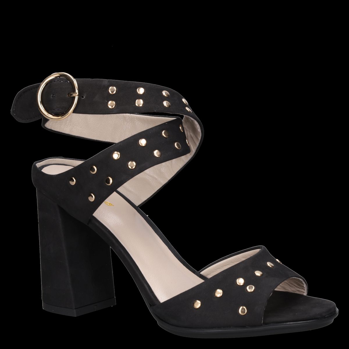 MINGO - Sandalia Mujer Casual Negro