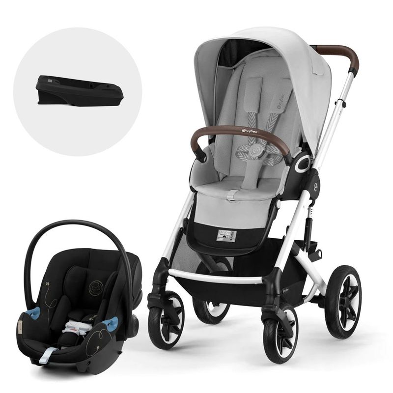 CYBEX - Coche Travel System Talos Lux 20 SLV LG + Aton G + Base