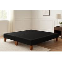 BASE DE 2 PLAZAS NEGRO LINO