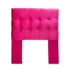 GENERICO - Respaldo 1,5 Plazas Felpa Fucsia Cp Alice