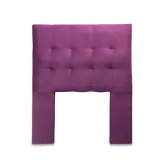 GENERICO - Respaldo 1,5 Plazas Felpa Morado Cp Alice