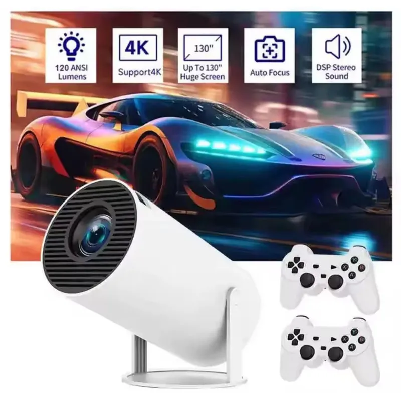 GENERICO - Proyector Inteligente con Videojuegos + 2 Joysticks