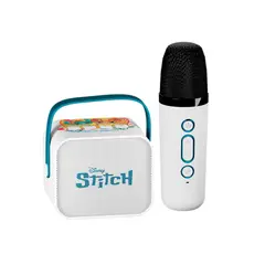 XTECH - Mini Karaoke Kit Stitch Parlante y Micrófono Inalámbrico