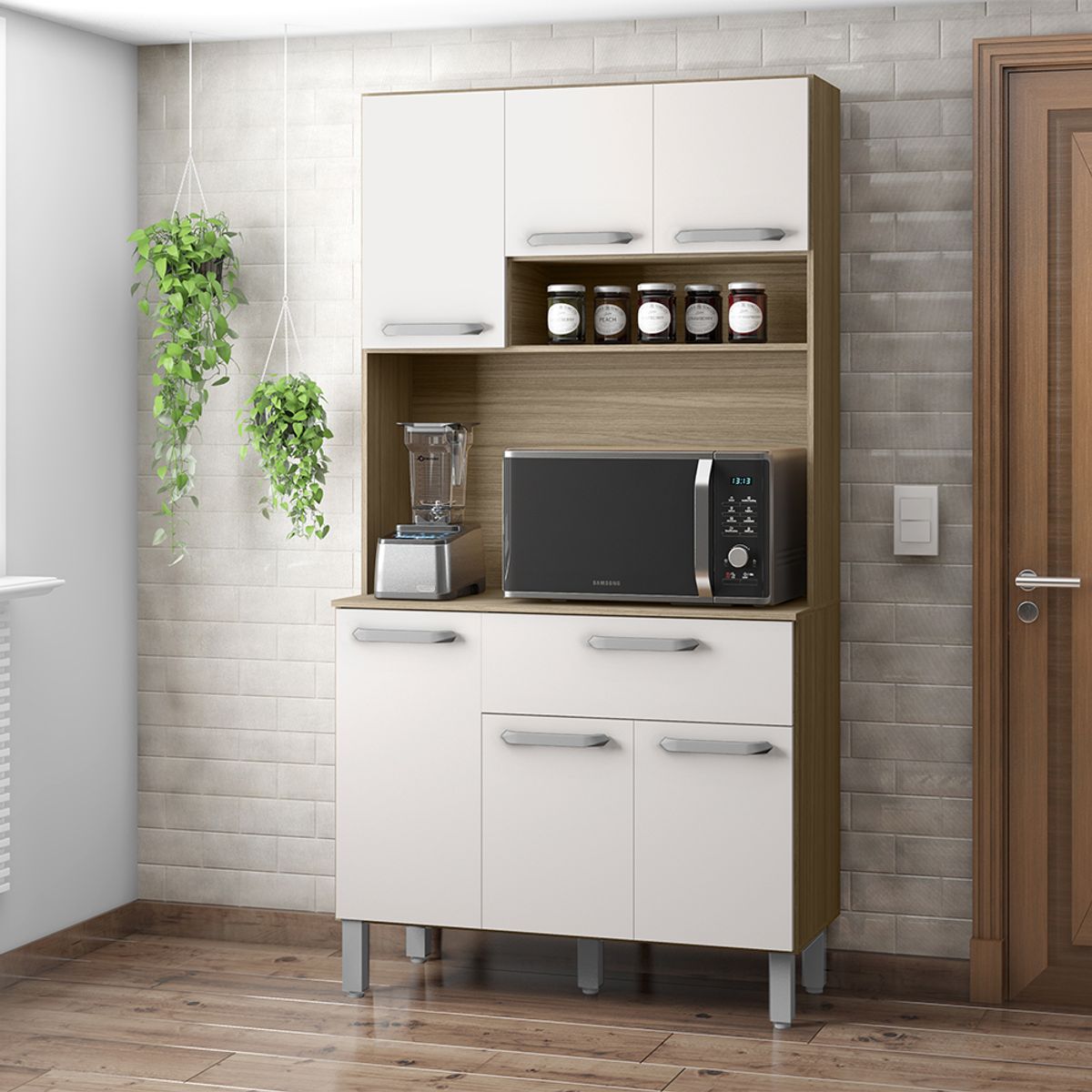 HOME MOBILI - Kit Cocina Olivia 6P 1C