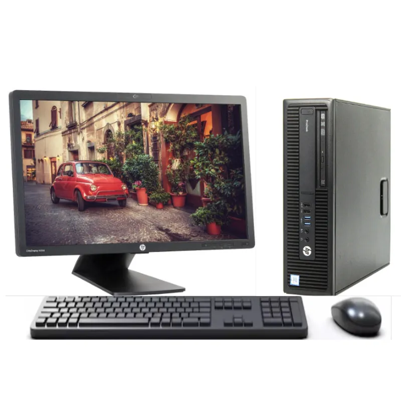 HP - KIT MONITOR HP 23" + PC 600 G2 i5 6°16GB 256GB + teclado & Mouse Reacondicionado