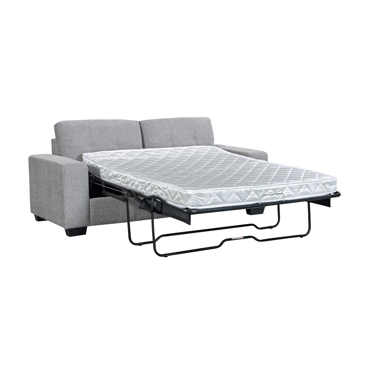 DIB - Sofá Cama Boal 3 Cuerpos Gris Claro