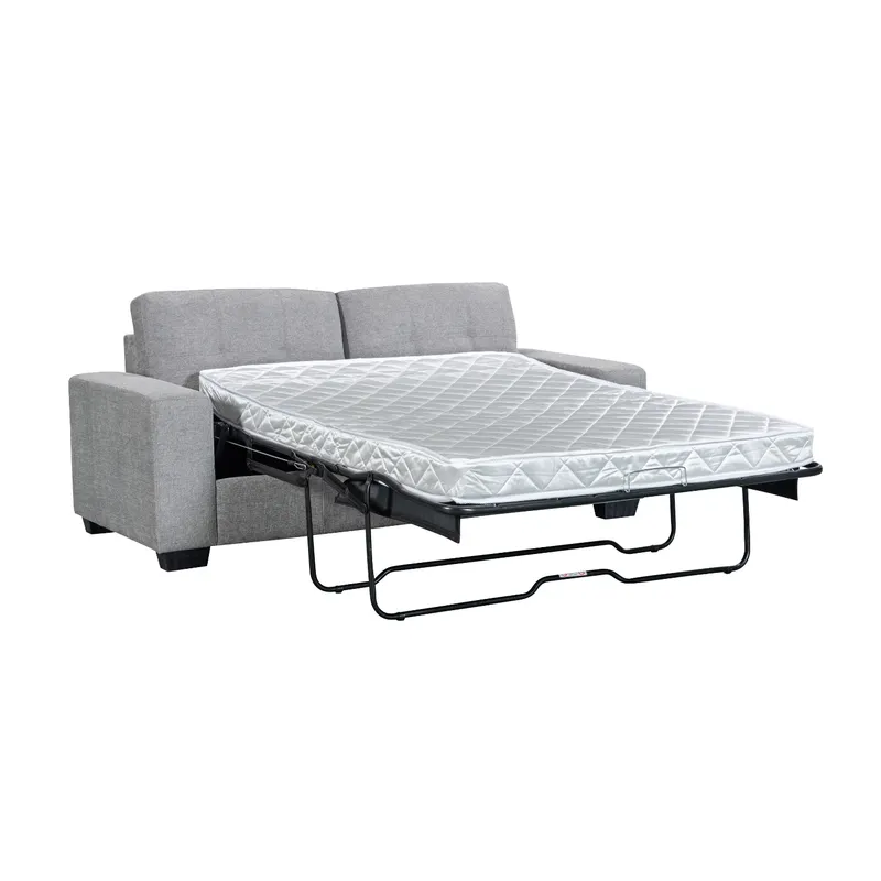 DIB - Sofá Cama Boal 3 Cuerpos Gris Claro