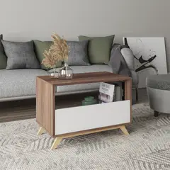 HOME MOBILI - Mesa Centro Jacarandá Blanco Roble