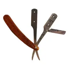 MAXCARE - Porta Navaja Barberia Y Peluqueria Marrón