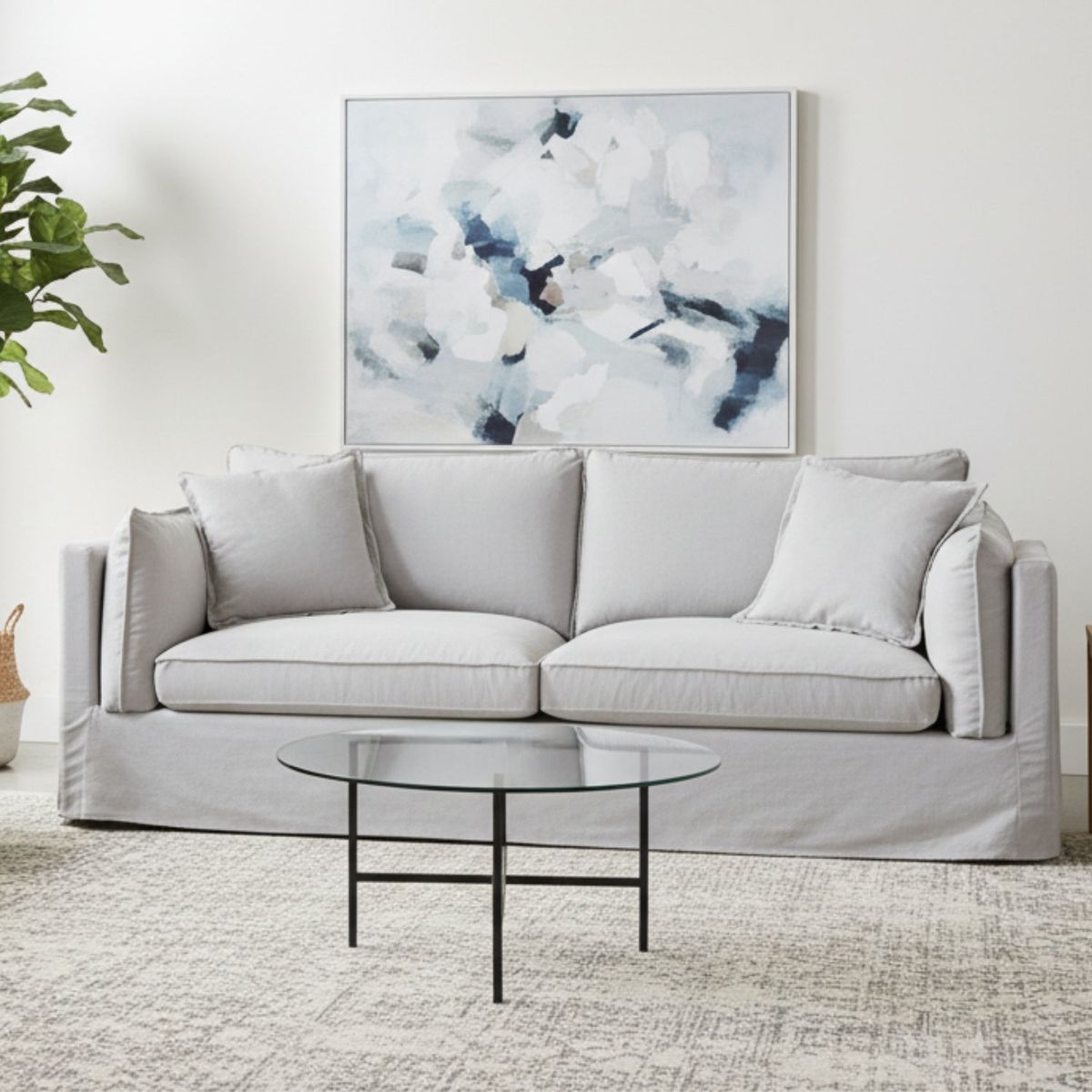 DIB - Sofá Siena 3 Cuerpos Gris