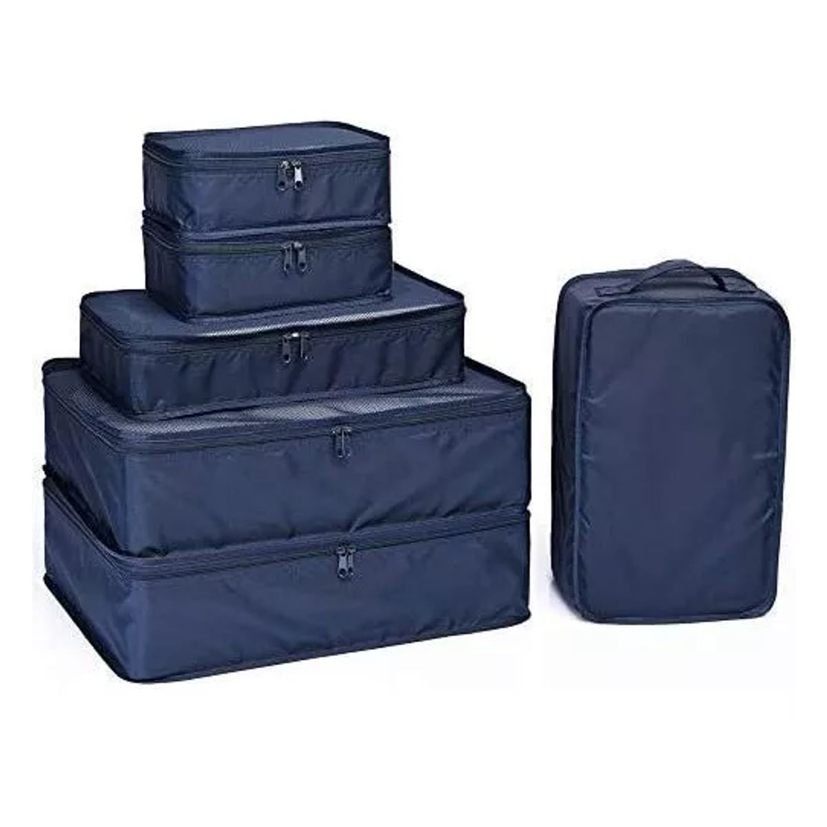 GENERICO - Set 6 organizadores de equipaje de viaje bolsa ropa interior clan