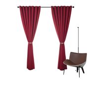 CORTINA DE 2 PAÑOS BLACK OUT BURDEO