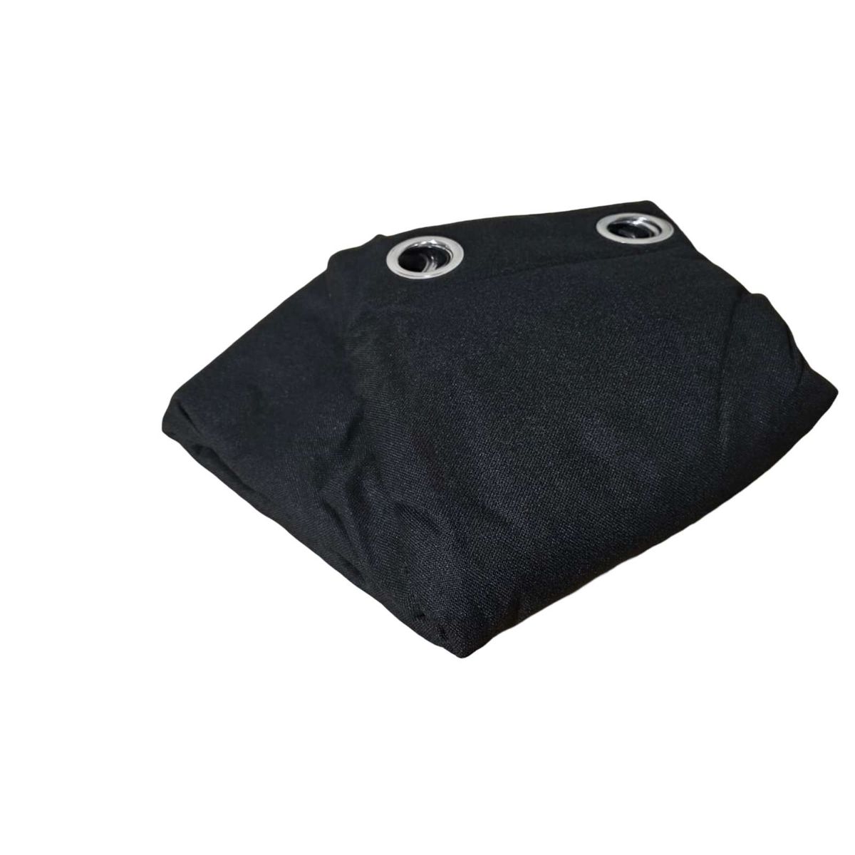 GENERICO - CORTINA DE 2 PAÑOS BLACK OUT NEGRO