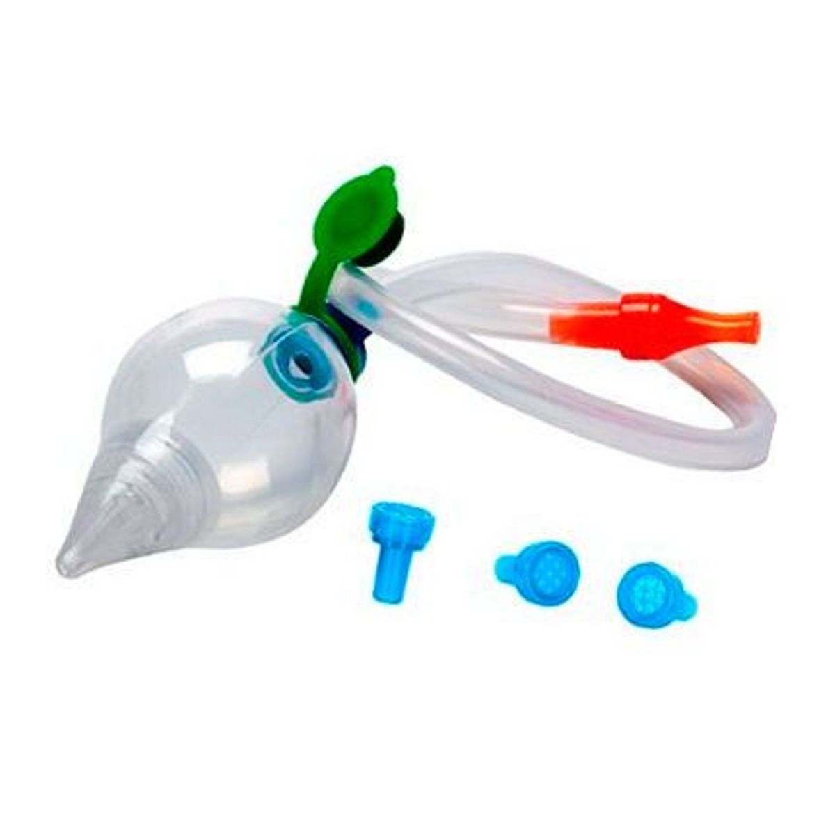 NEILMED - Aspirador Nasal Para Bebés 2 En 1 Perita-manual - Con Filtro