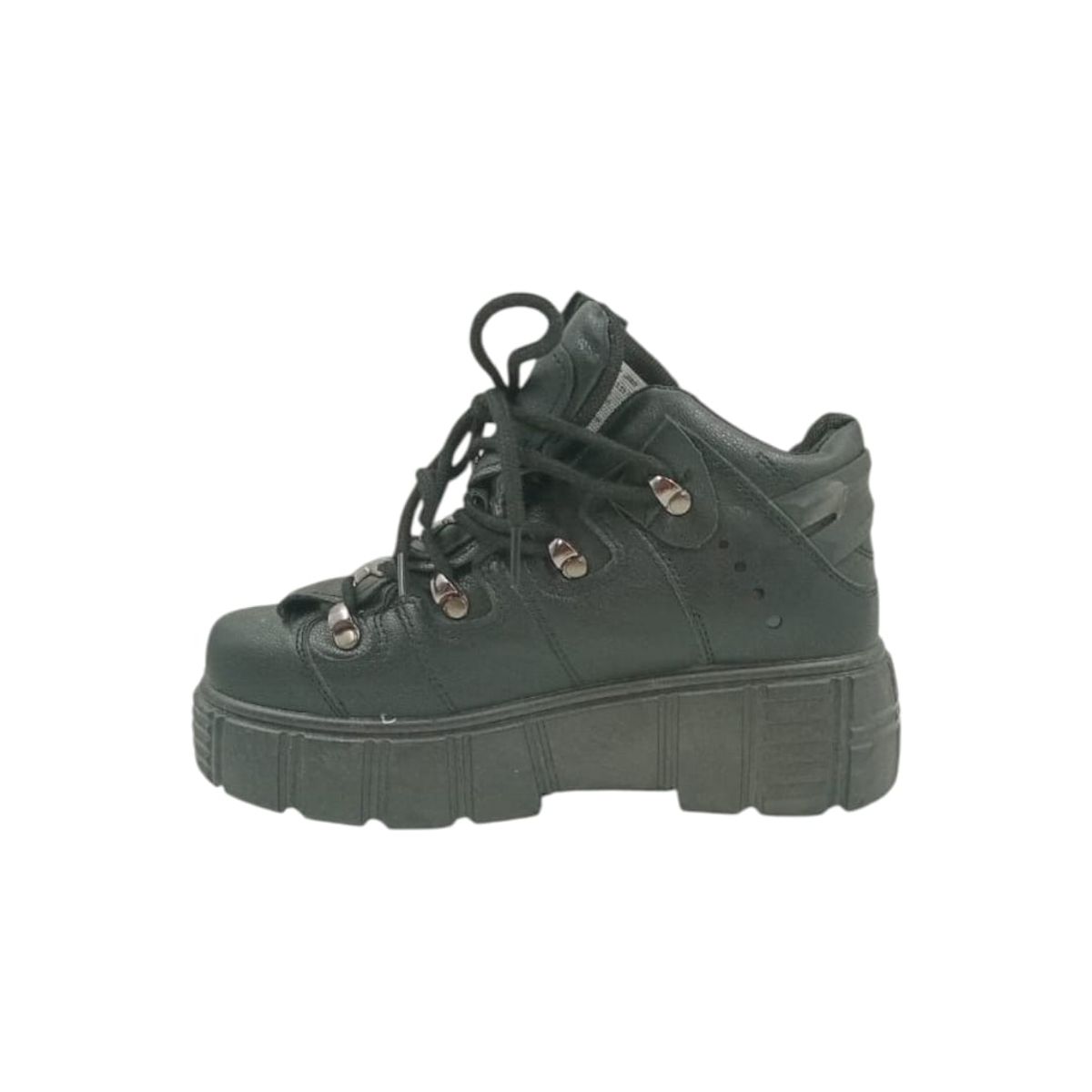 HERIEL - Zapatilla Negra Plataforma Mujer