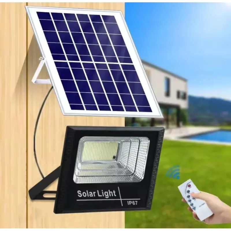 IRM - Foco Solar 200W con Panel y Control Remoto