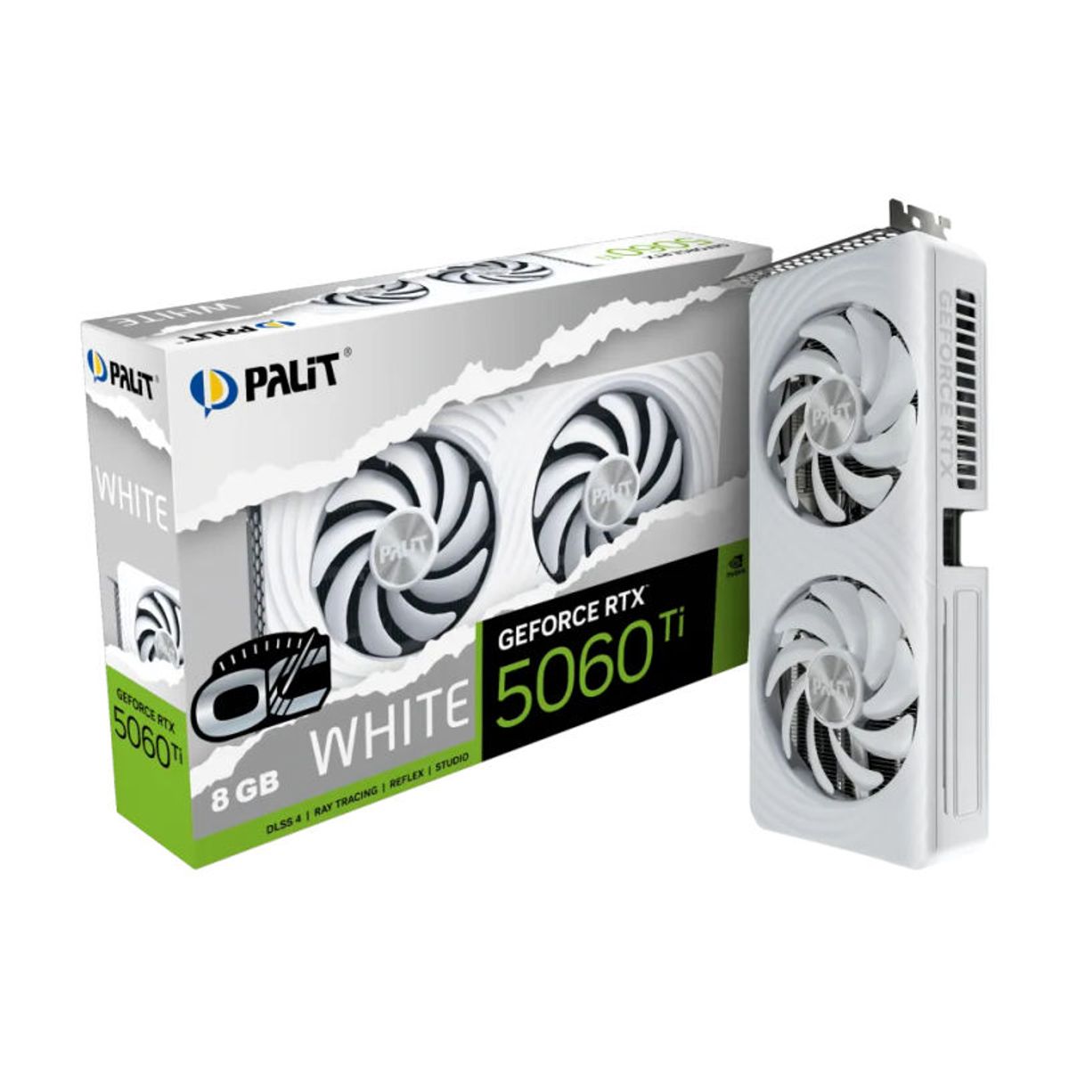 GENERICO - Palit RTX 5060 Ti WHITE OC 8GB GDDR7 128bit 3-DP HDMI