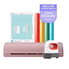 SILHOUETTE - Cameo 5 Pink + Estampadora Mini Heat Press