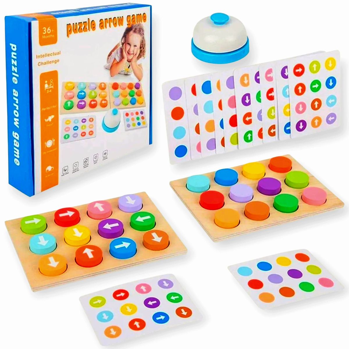 GENERICO - Juego De Aprendizaje Educativo  De Flechas Desafíos