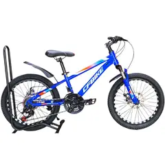 GENERICO - Bicicleta Aro 20 CfBike Azul Con Freno Disco Y 21 Vel. Azul