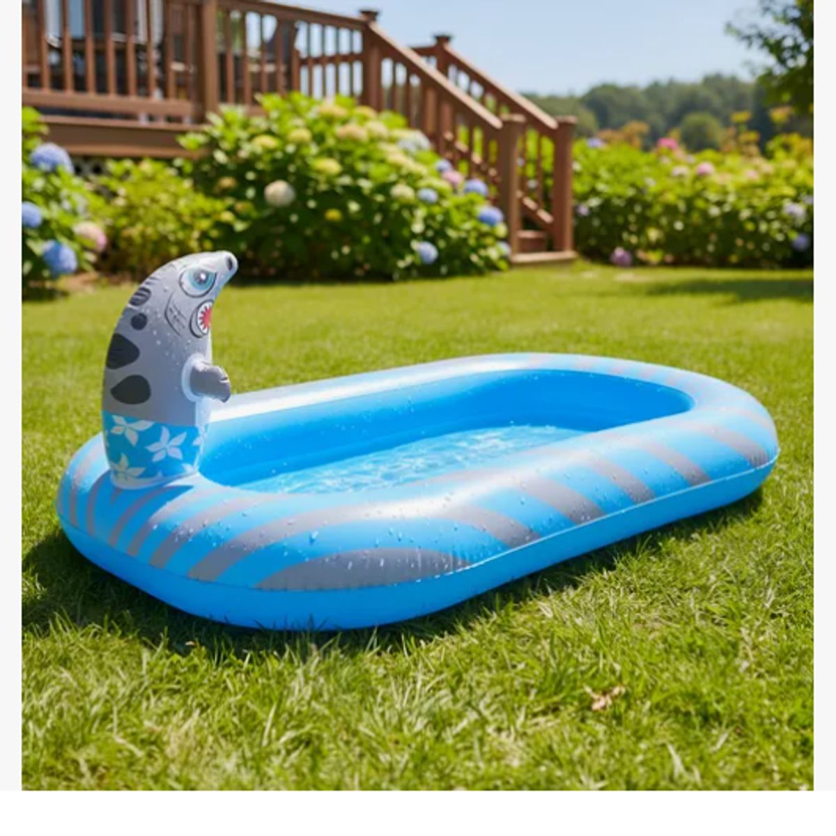 GENERICO - Piscina Rociadora Con Monito Rociador 170x103cm verano
