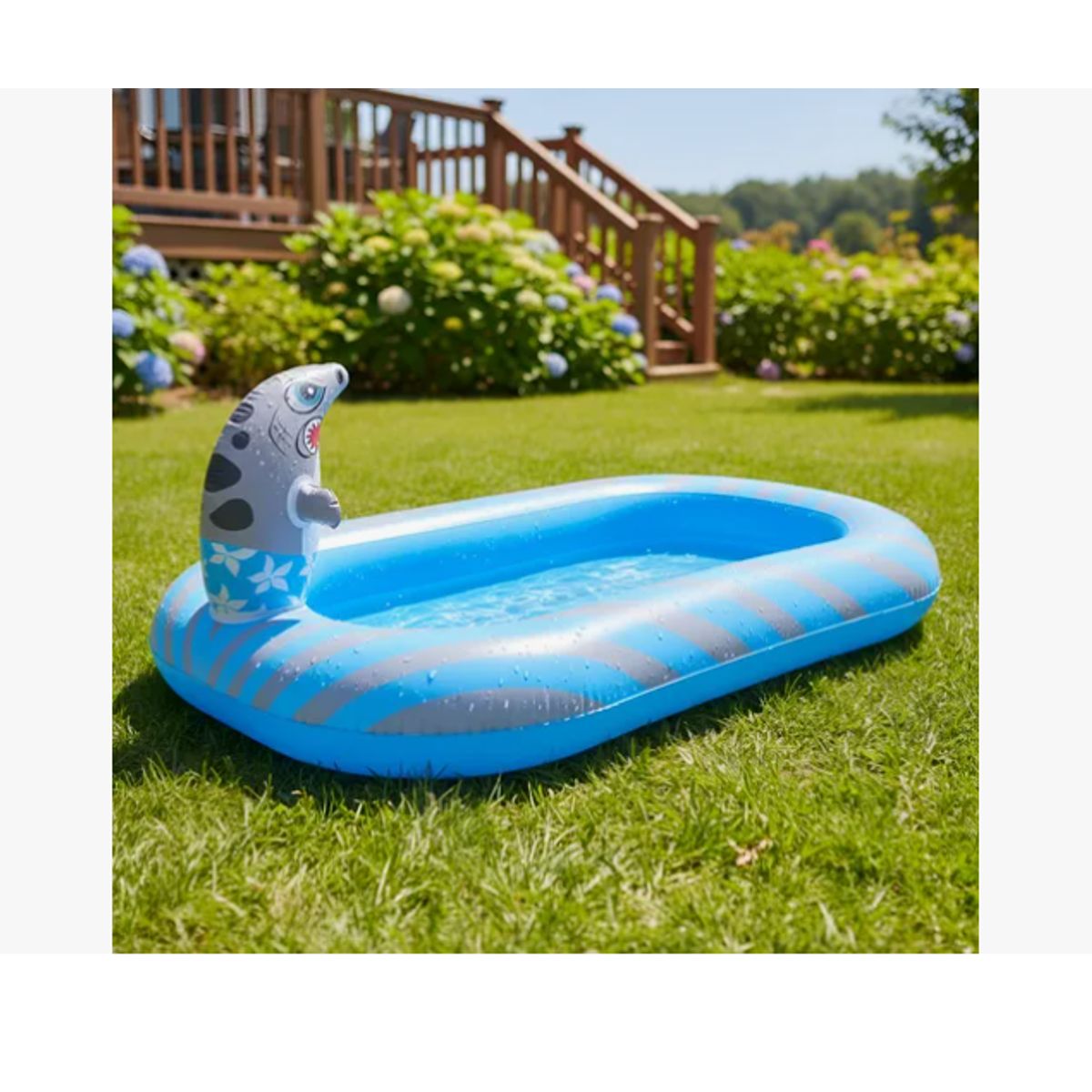 GENERICO - Piscina Rociadora Con Monito Rociador 170x103cm verano