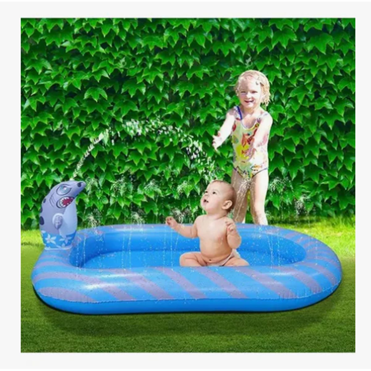 GENERICO - Piscina Rociadora Con Monito Rociador 170x103cm verano