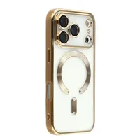 Carcasa Para iPhone 17 Pro Max Compatible con Magsafe Dorado