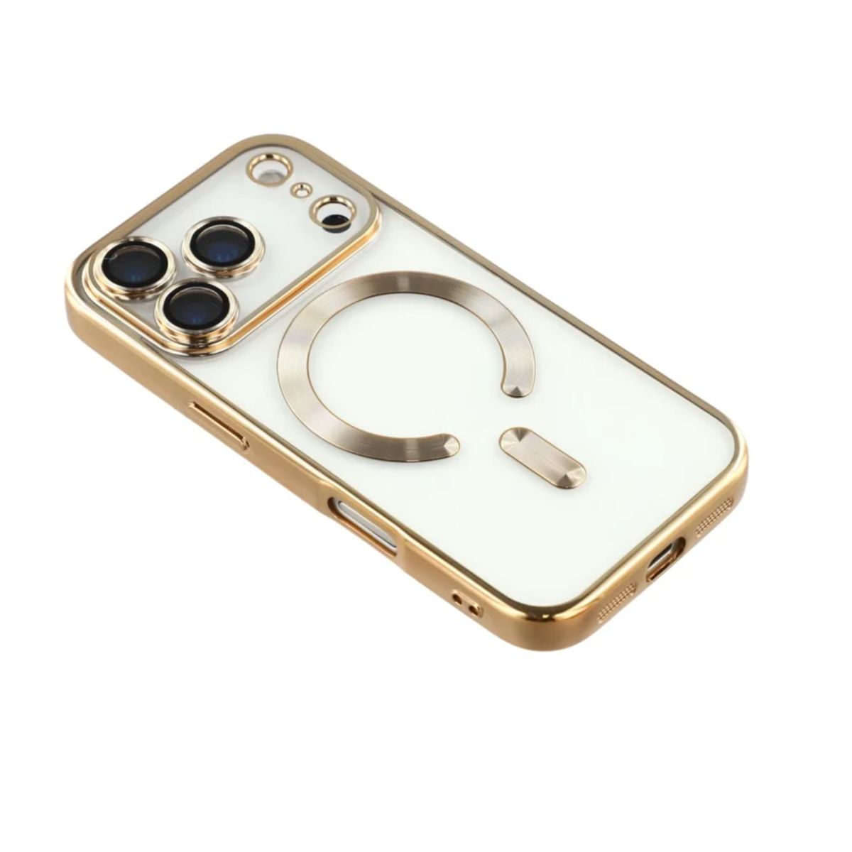 JOIGO - Carcasa Para iPhone 17 Pro Max Compatible con Magsafe Dorado