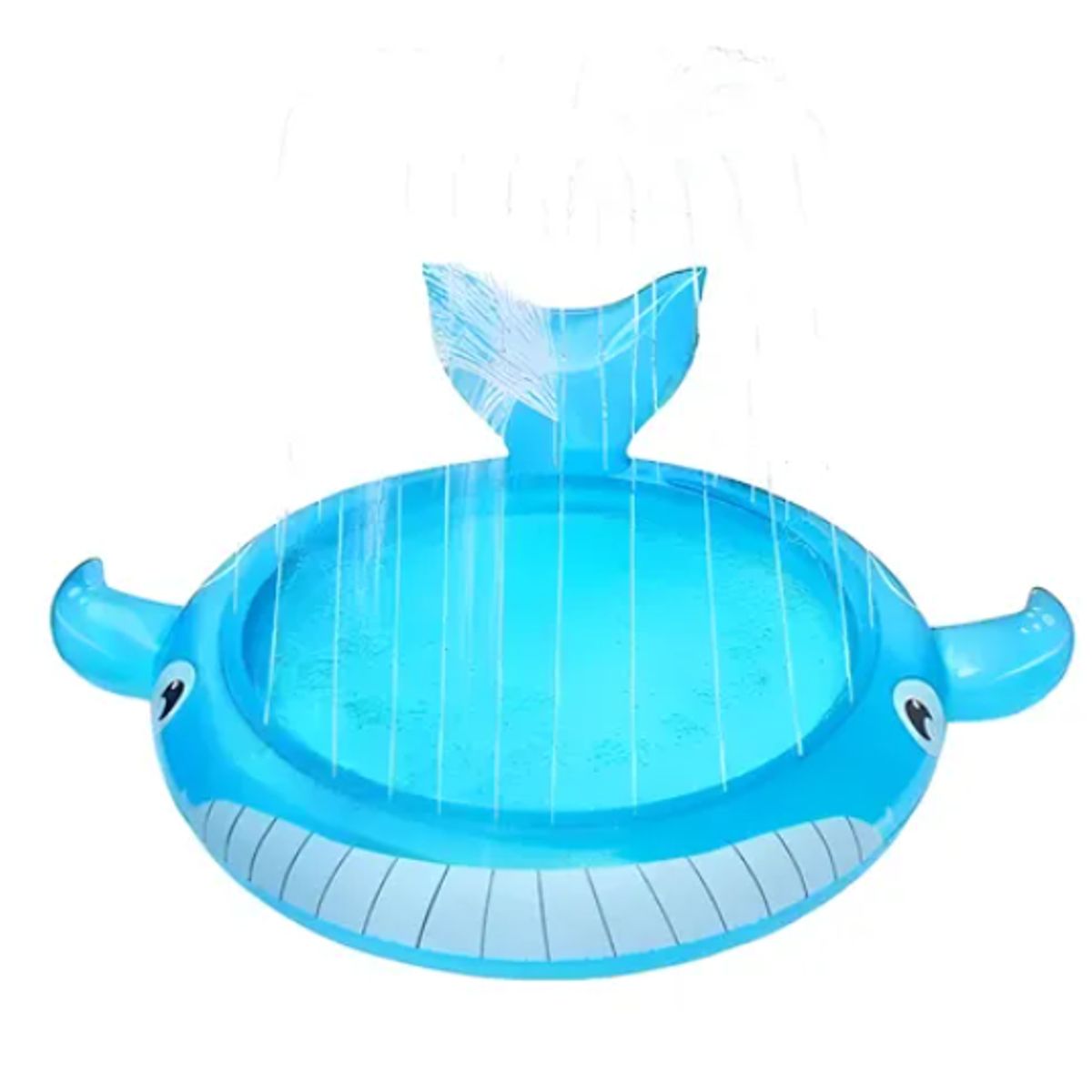 GENERICO - Piscina inflable Alfombra Rociadora Ballena