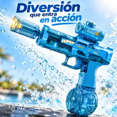MOVI - PISTOLA AGUA ELECTRICA CON LUZ, 300 ML