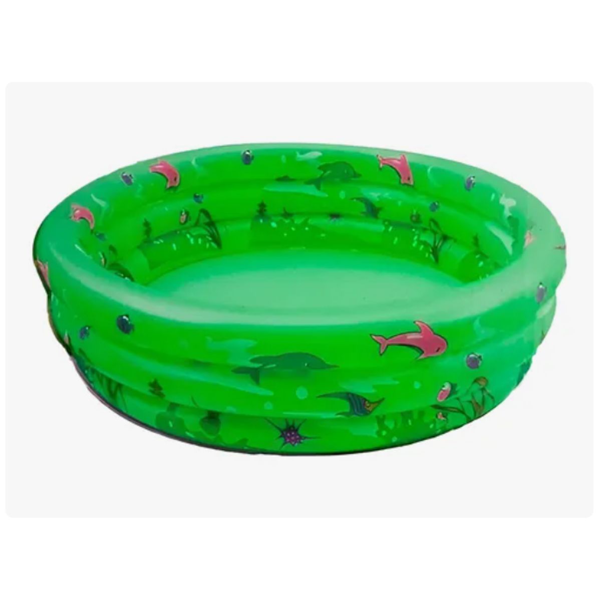 GENERICO - Piscina Inflable Niños Niñas 3 Anillos 120x40cm Verde
